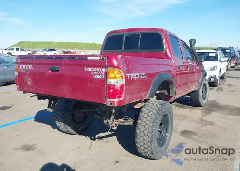 2002 Toyota Tacoma Base V6 z USA, uszkodzony, nr VIN 5TEHN72N52Z141364
